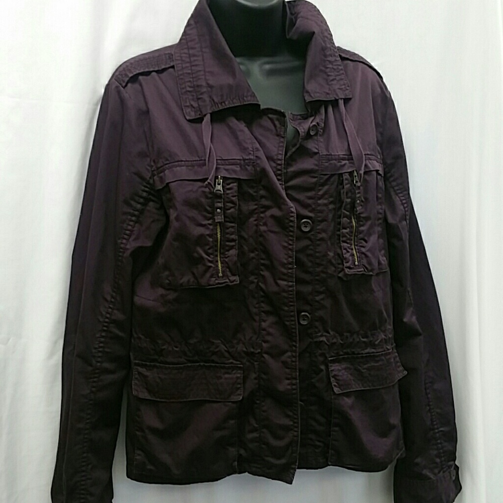 Plum Purple Lightweight Jacket Size Medium